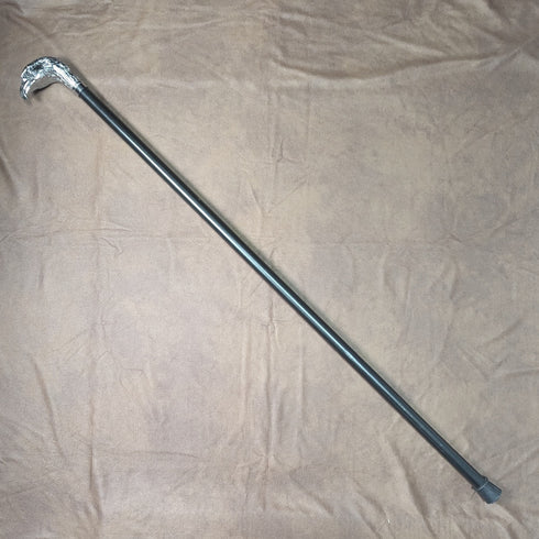 英国ヴィンテージ 紳士用ステッキ イーグルヘッドハンドル ブラックシャフト 100cm